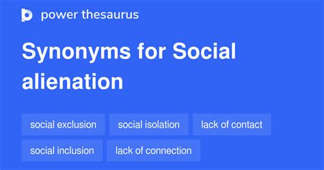 alienated synonym|social alienation synonym.